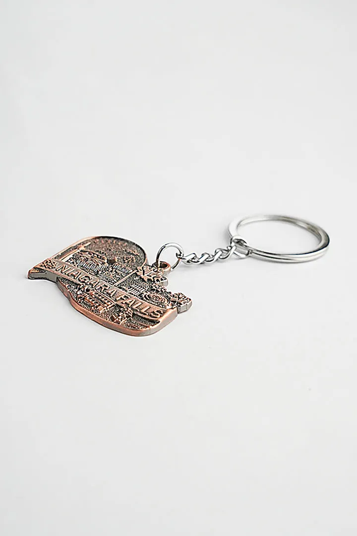 Niagara Falls Keychain - Copper