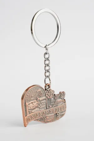 Niagara Falls Keychain - Copper