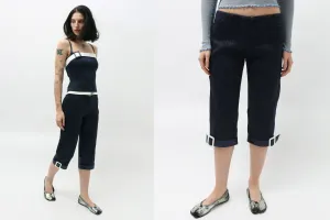 Pantacourt Belt Pant