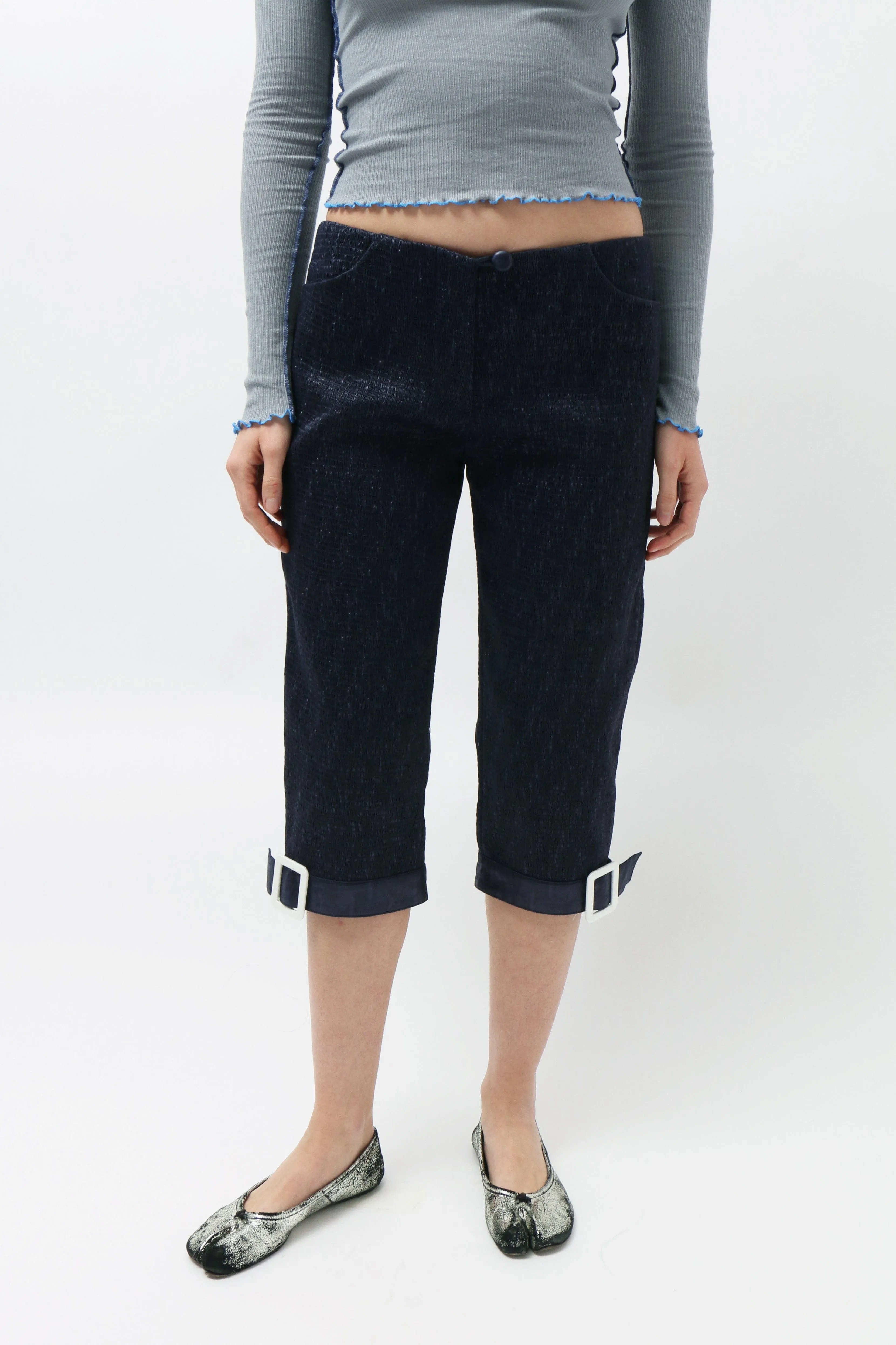 Pantacourt Belt Pant