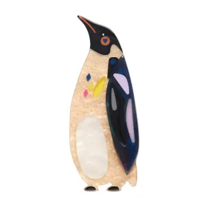 Pete Cromer The Emboldened Emperor Penguin Brooch