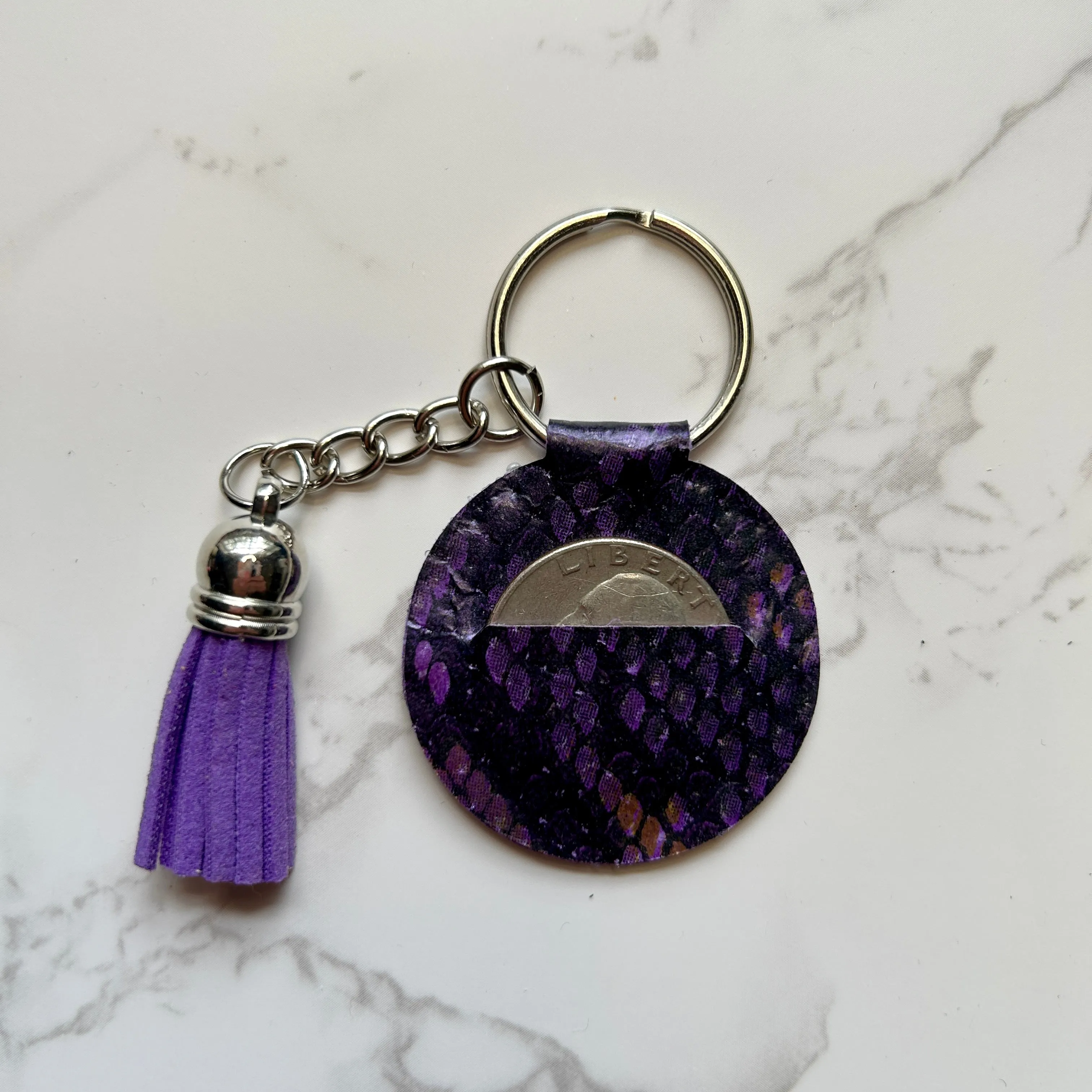 Quarter Keeper Keychain