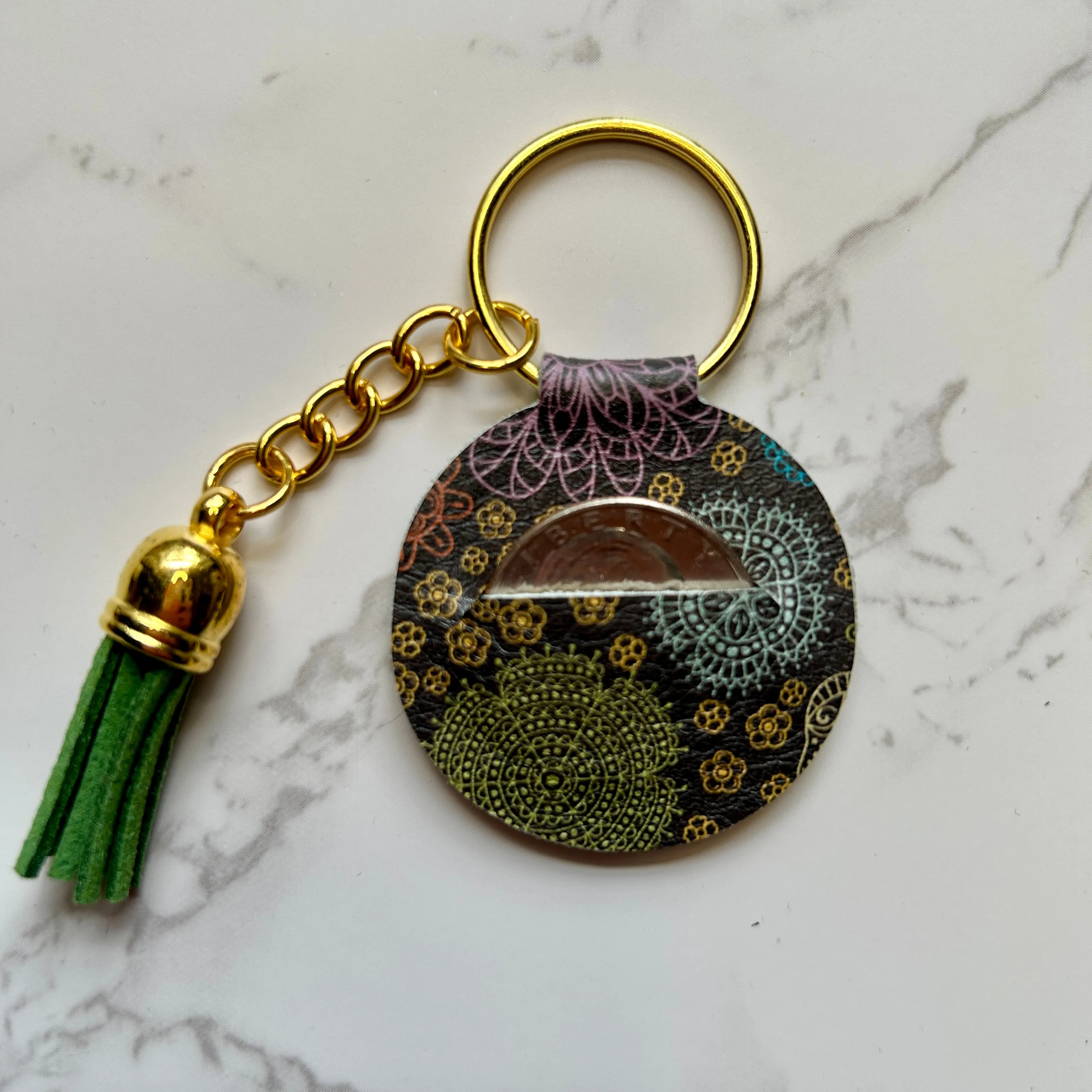Quarter Keeper Keychain
