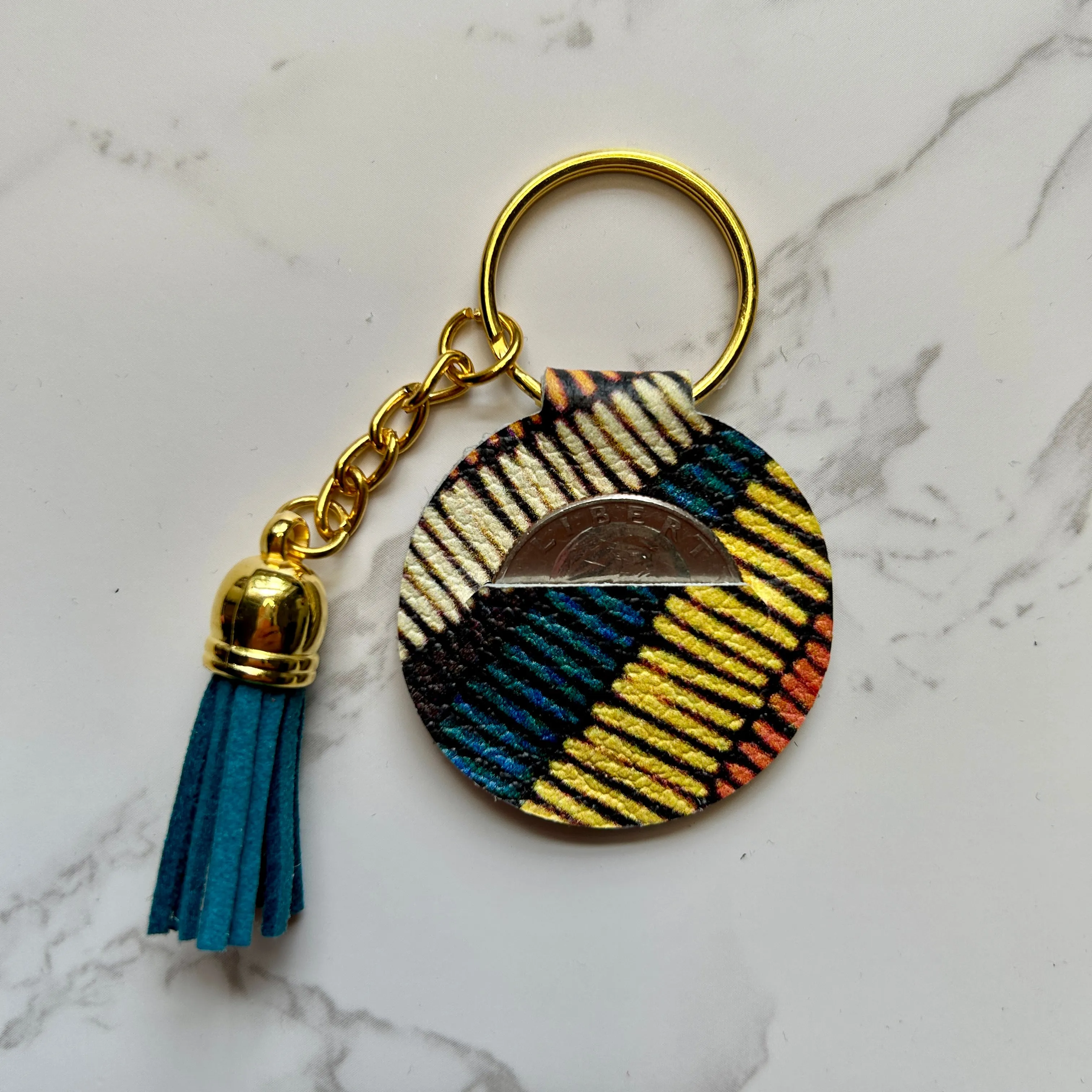 Quarter Keeper Keychain
