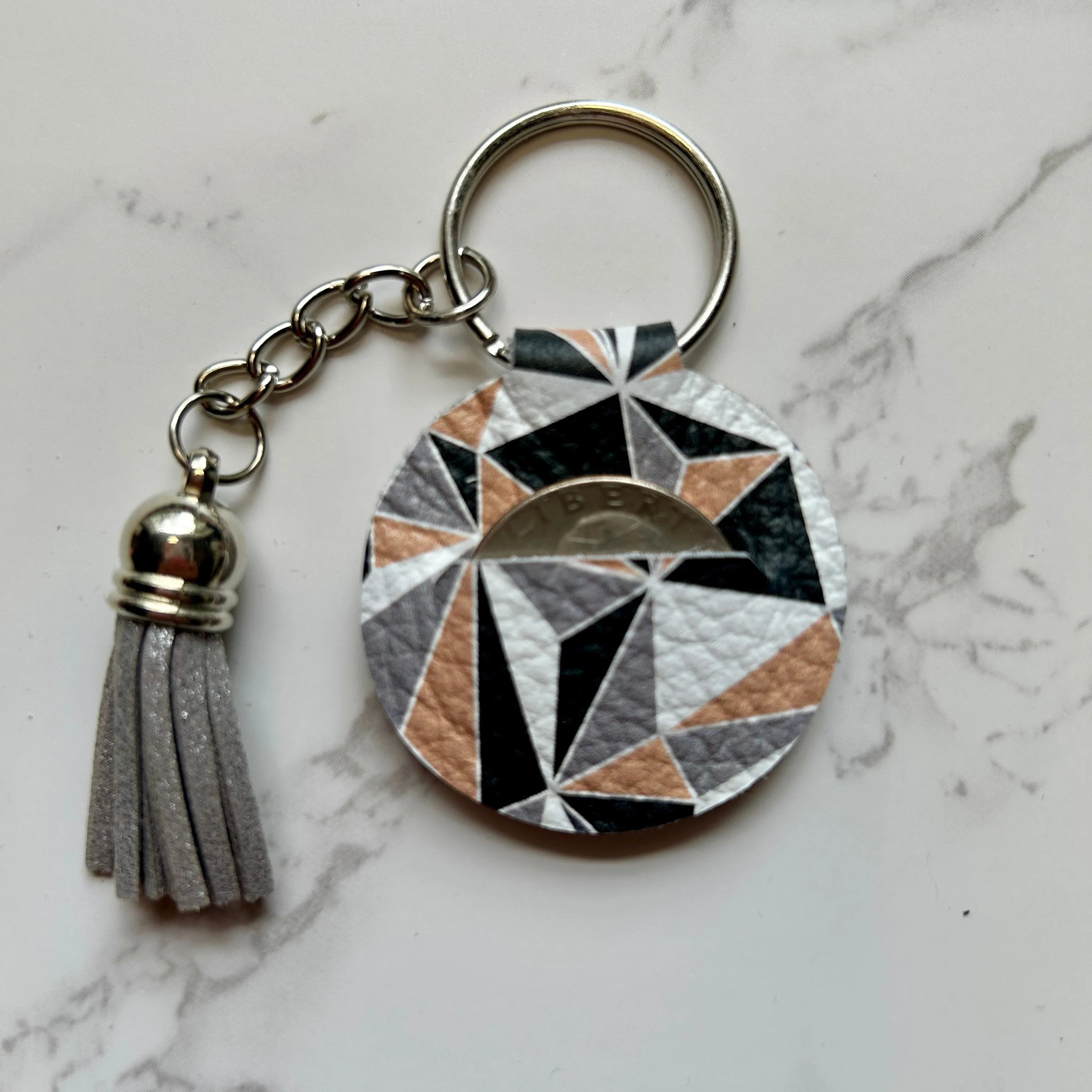 Quarter Keeper Keychain