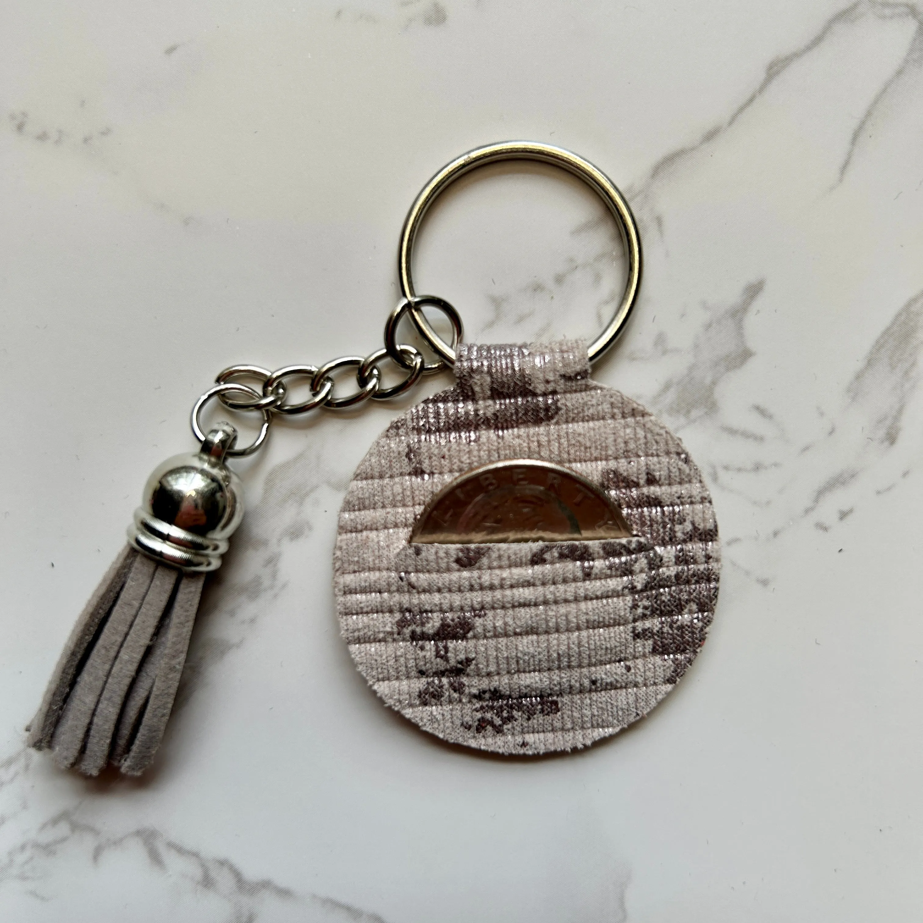 Quarter Keeper Keychain