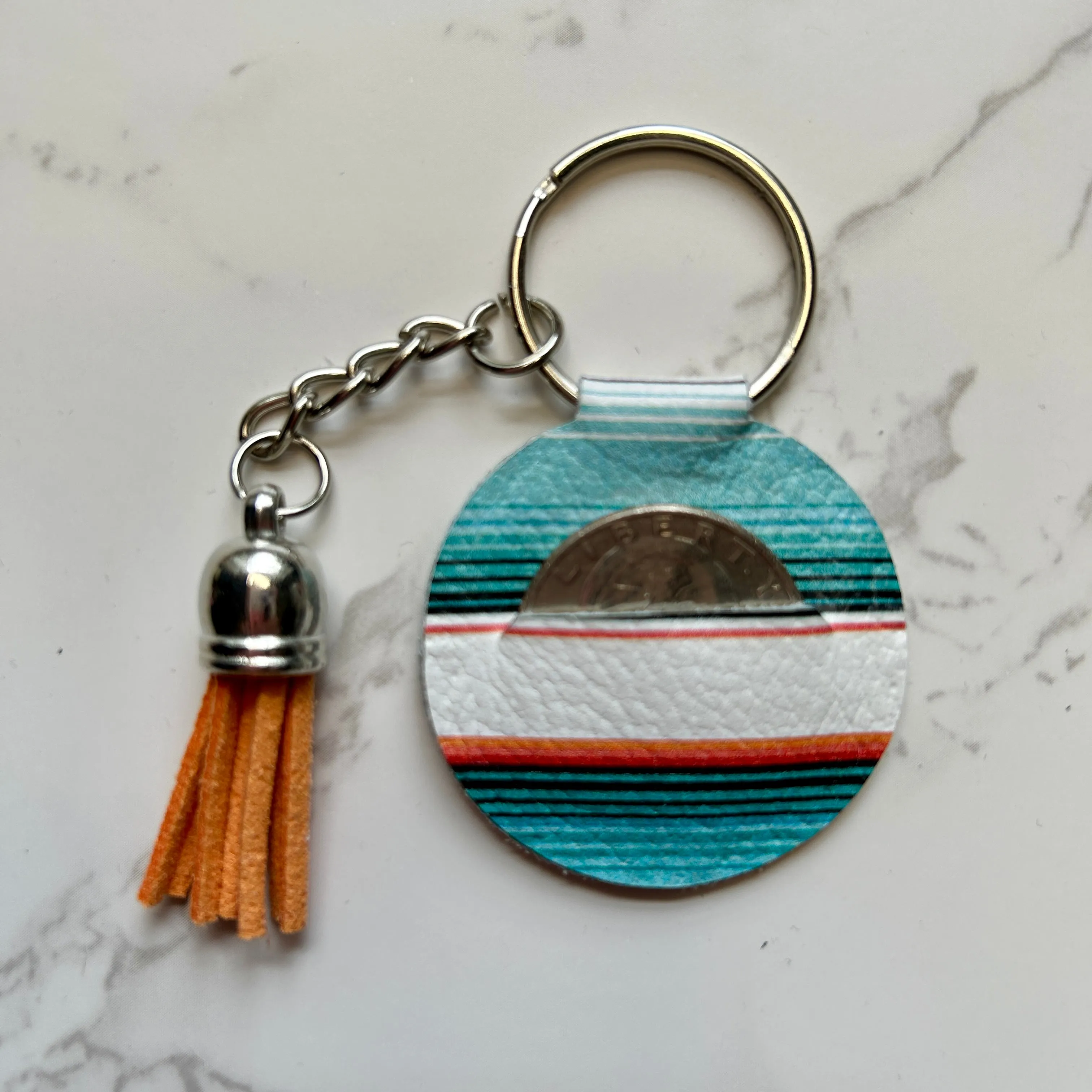 Quarter Keeper Keychain