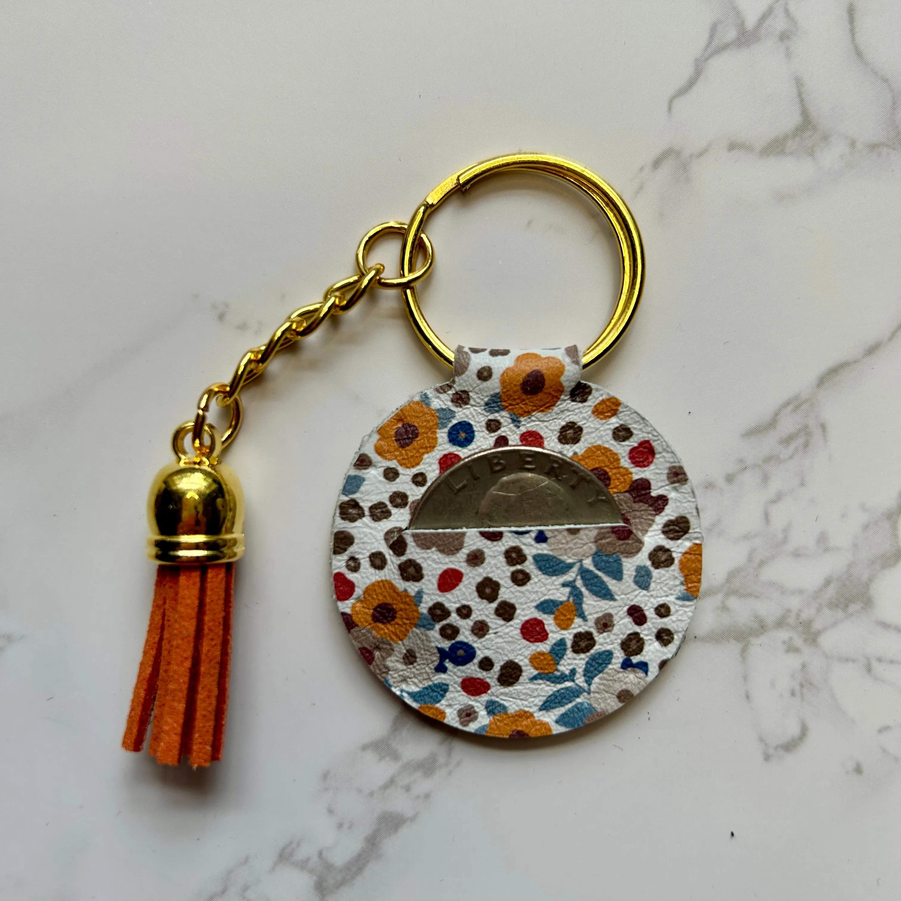 Quarter Keeper Keychain