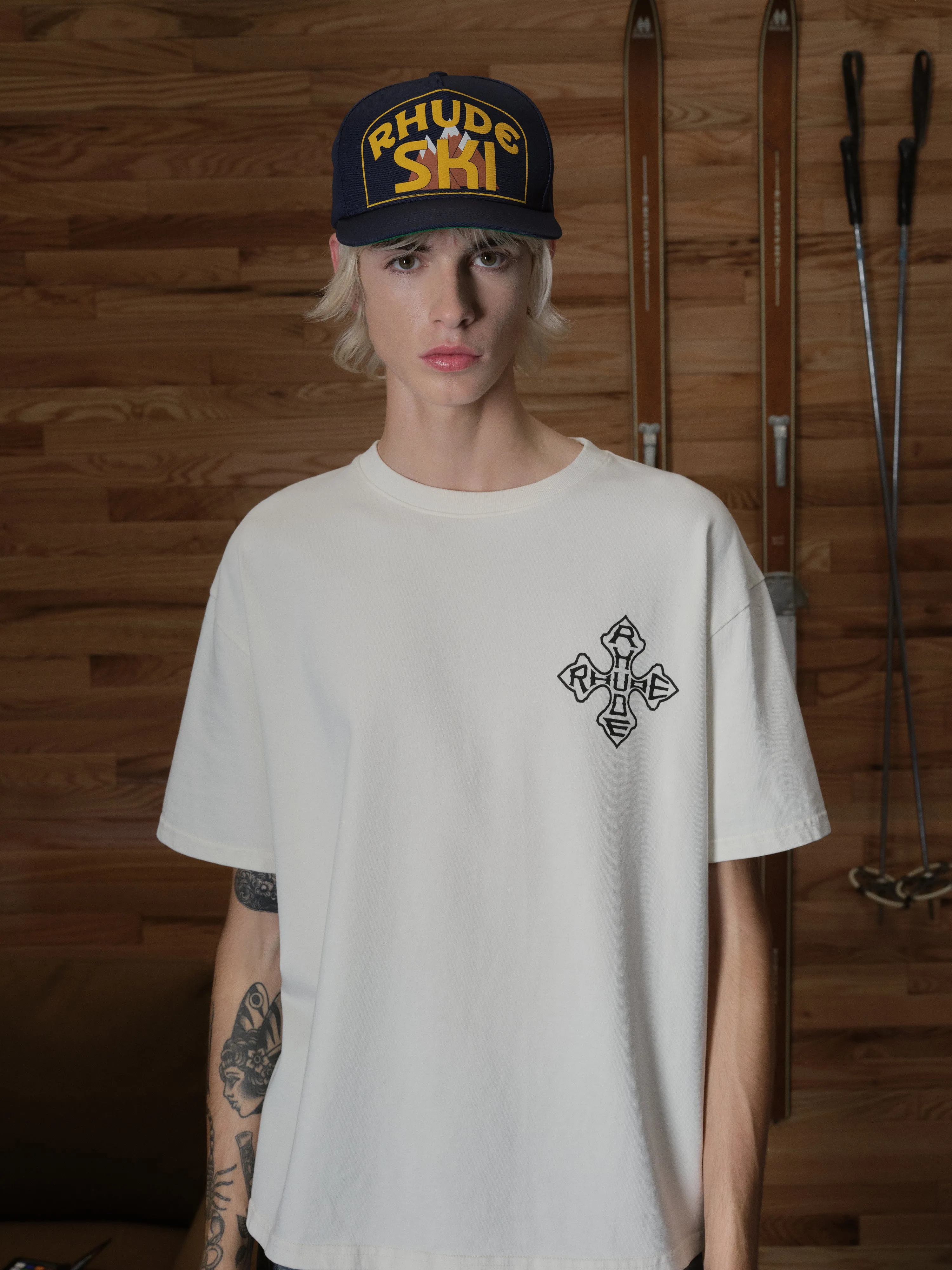 RHUDE SKI STRUCTURE HAT