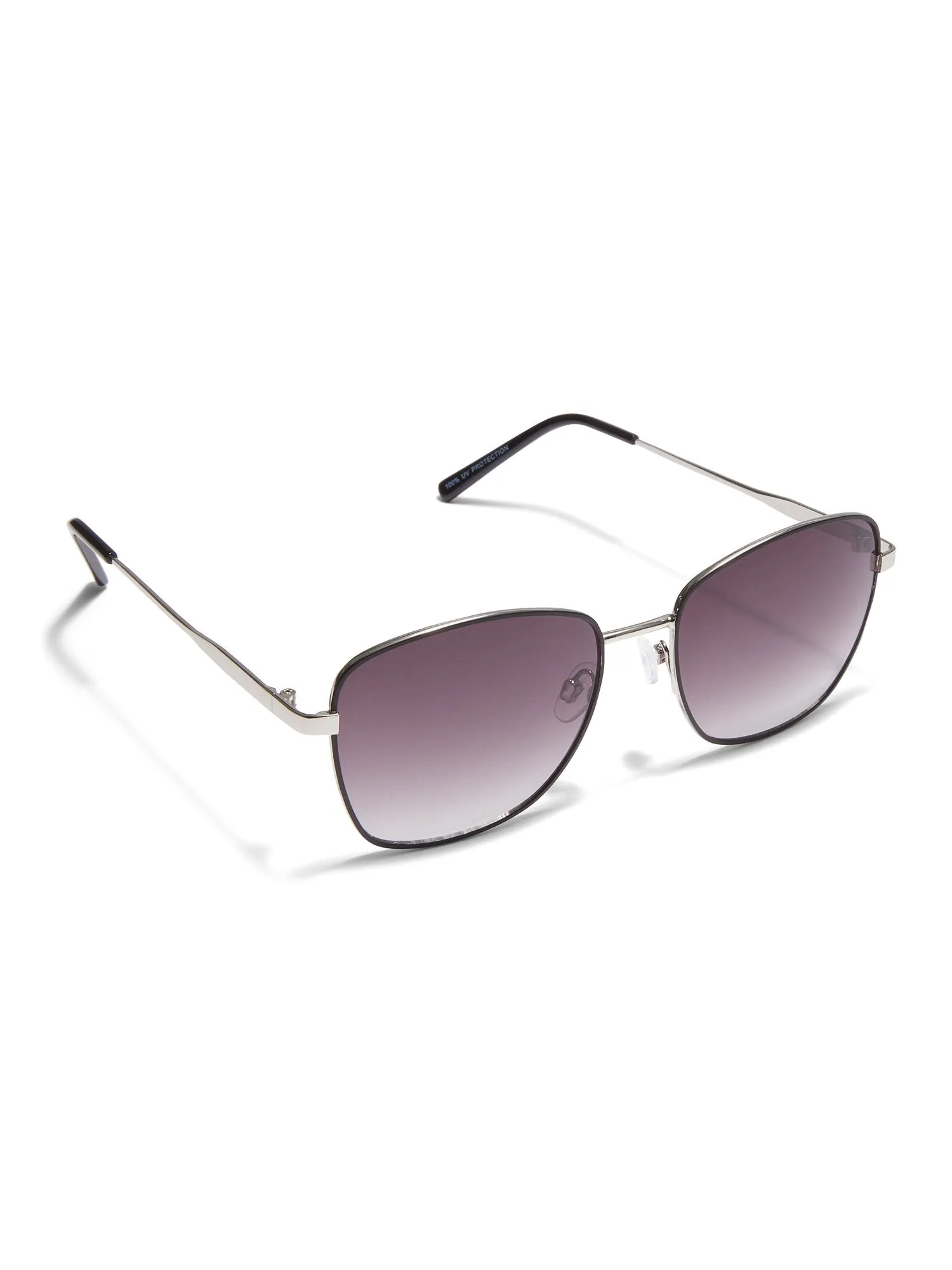 Round Wire-Frame Sunglasses