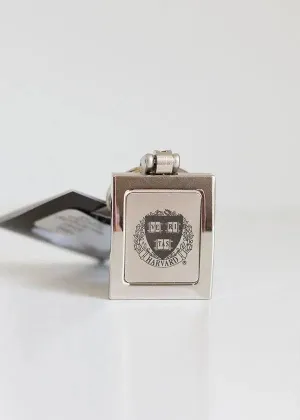 Silver Rectangular Keychain