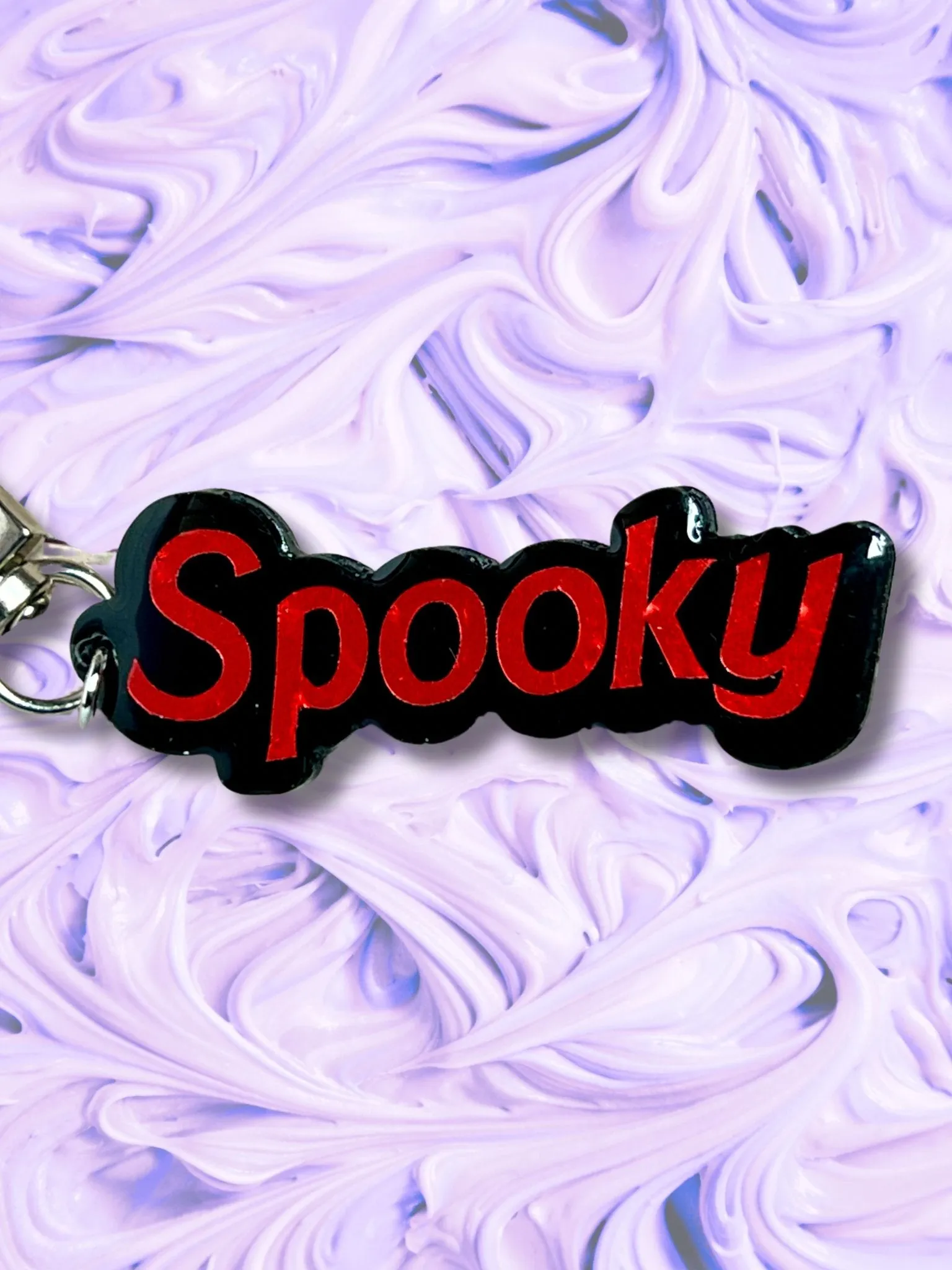 Spooky Doll Font Keychains