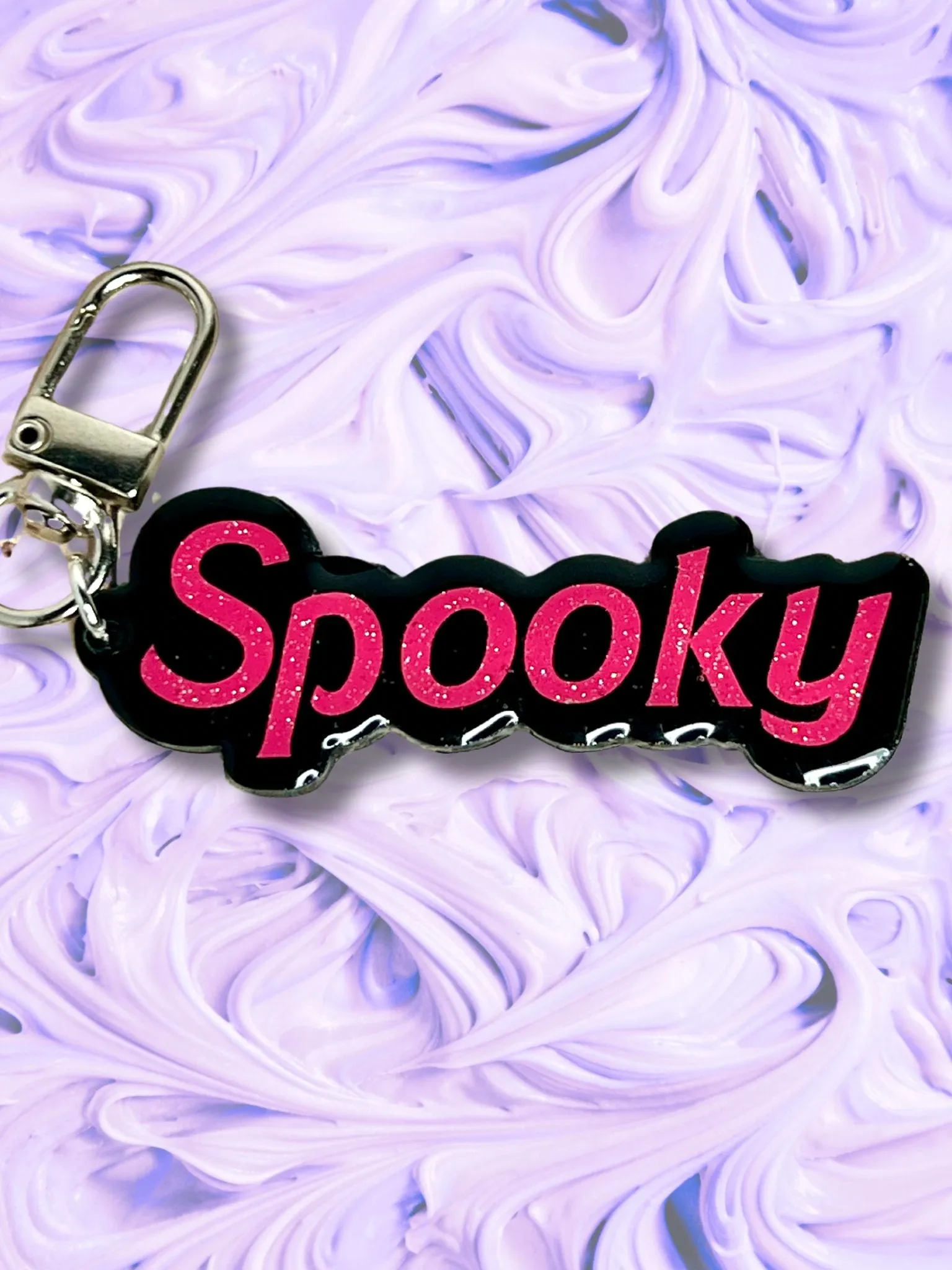 Spooky Doll Font Keychains