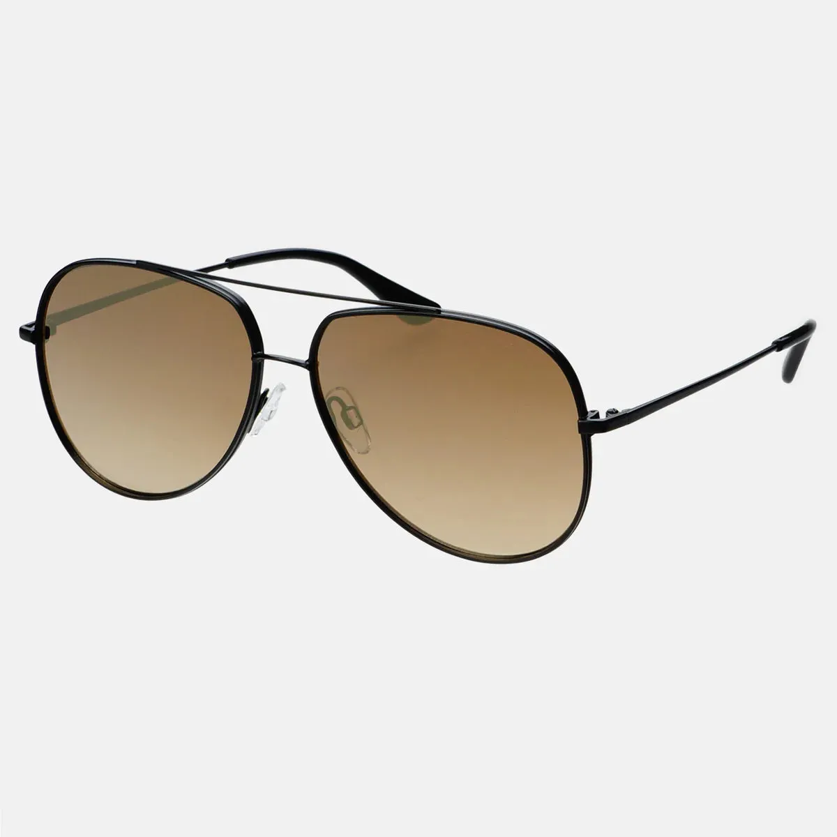 Sunglasses- Max Black/Gold Mirror (68-4)