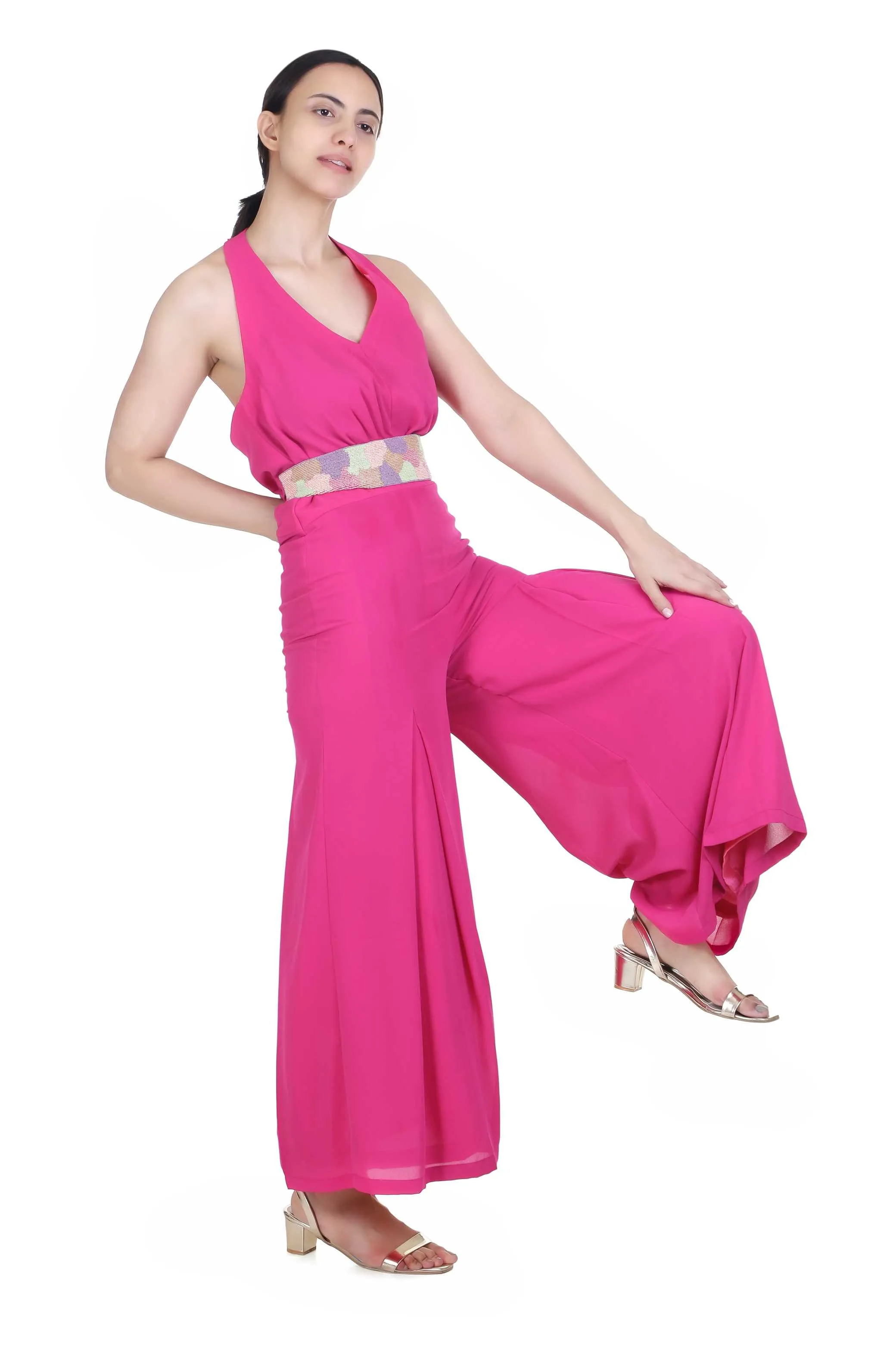 TERESA COLLAR JUMPSUIT FOR WOMEN