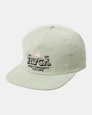 Type Set Corduroy Snapback Hat - Silver Bleach