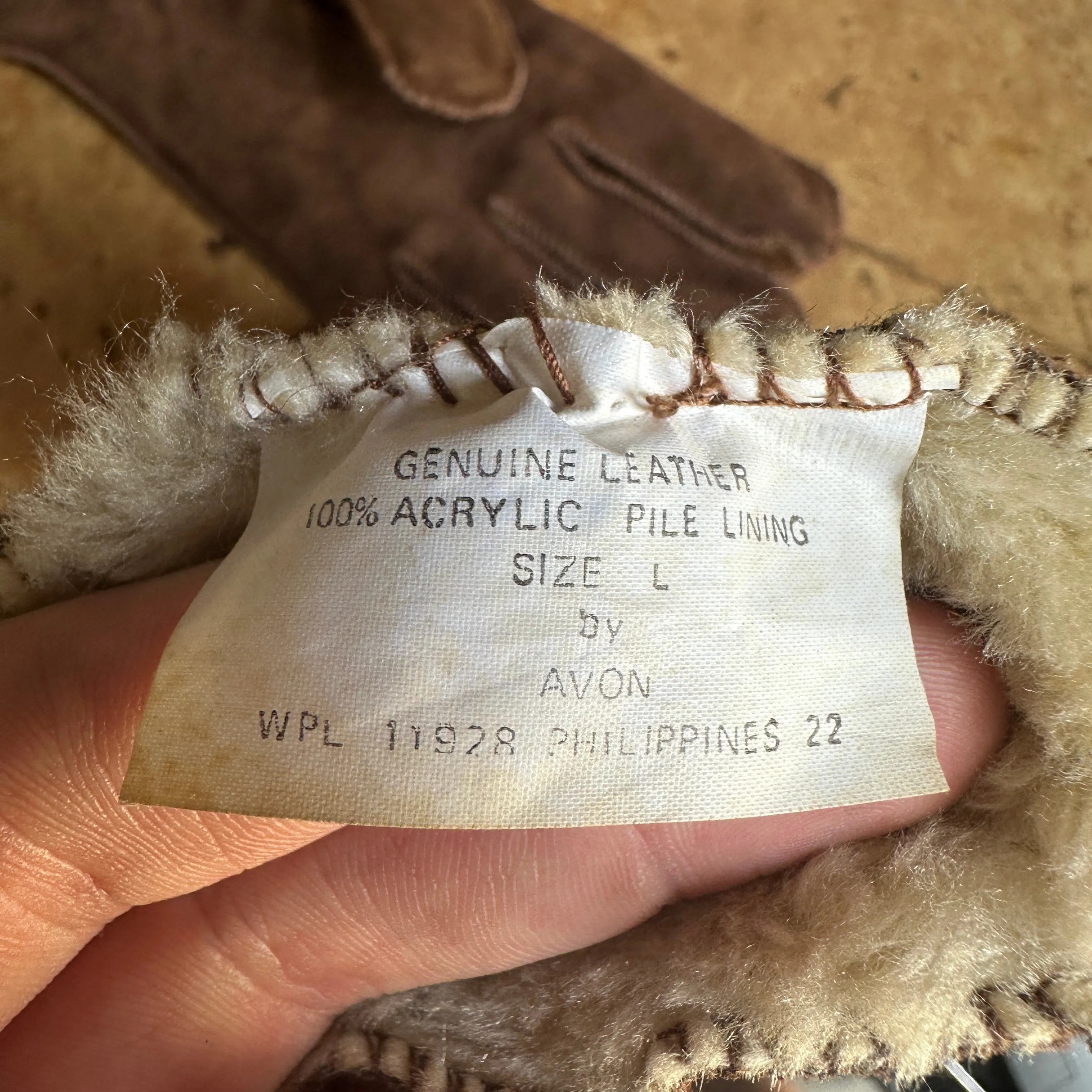 Vintage Genuine Leather “Avon” Gloves