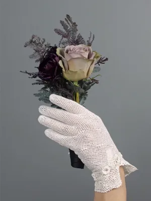 Vintage Irish Crocheted Gloves