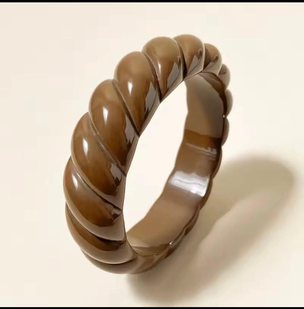 Vintage Resin Twisted Bangles Bracelets (Set of 3) New With Tags