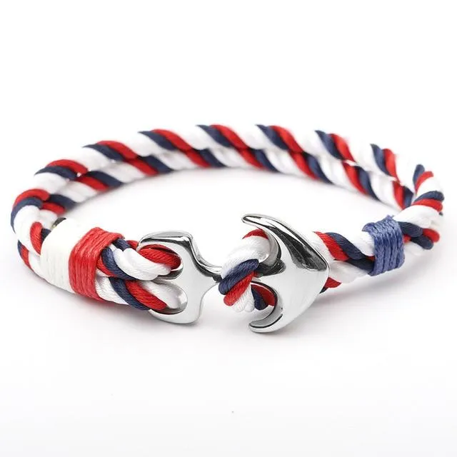 West Anchor Patriotic Anchor Bracelet