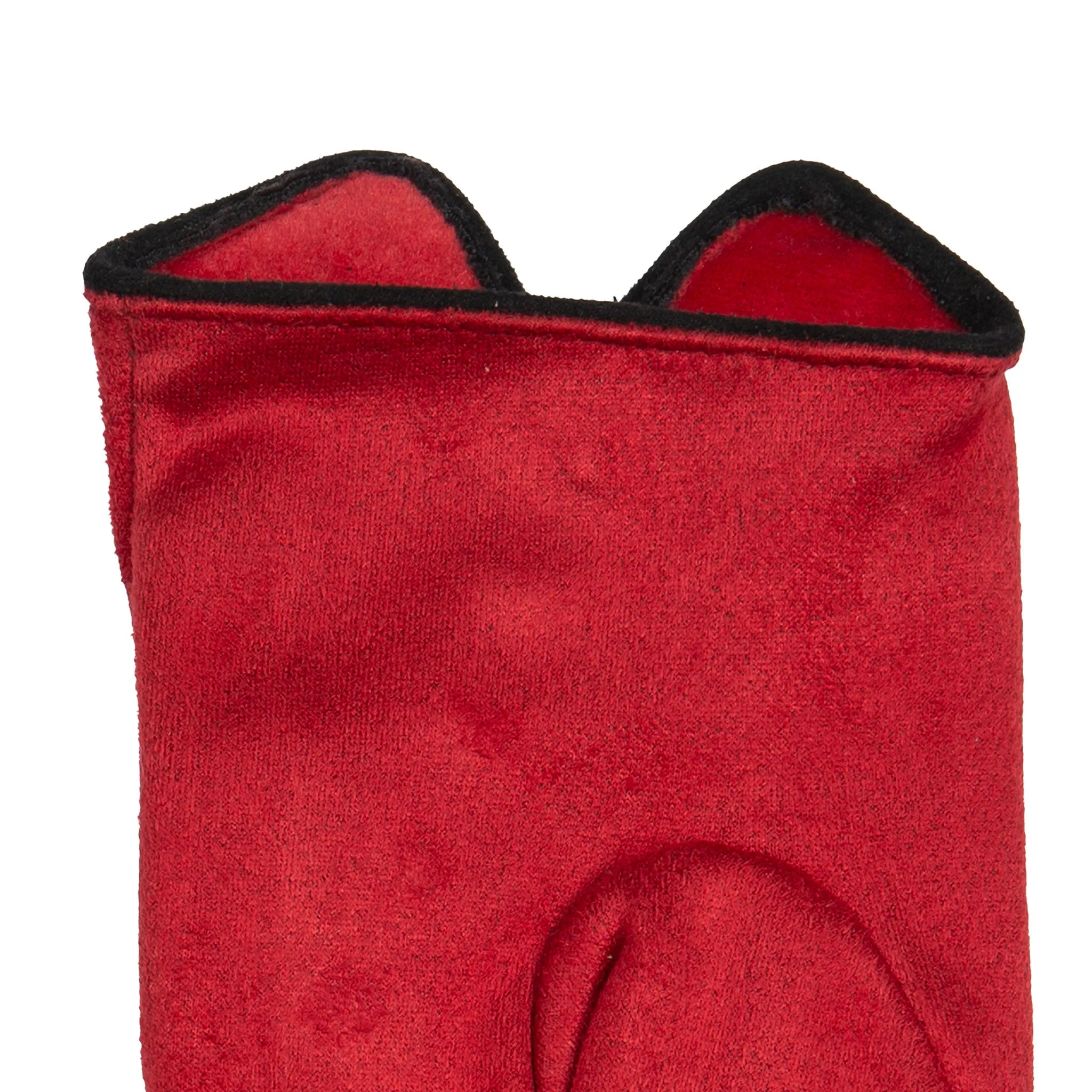 Women’s Faux Suede Gloves with Buttons