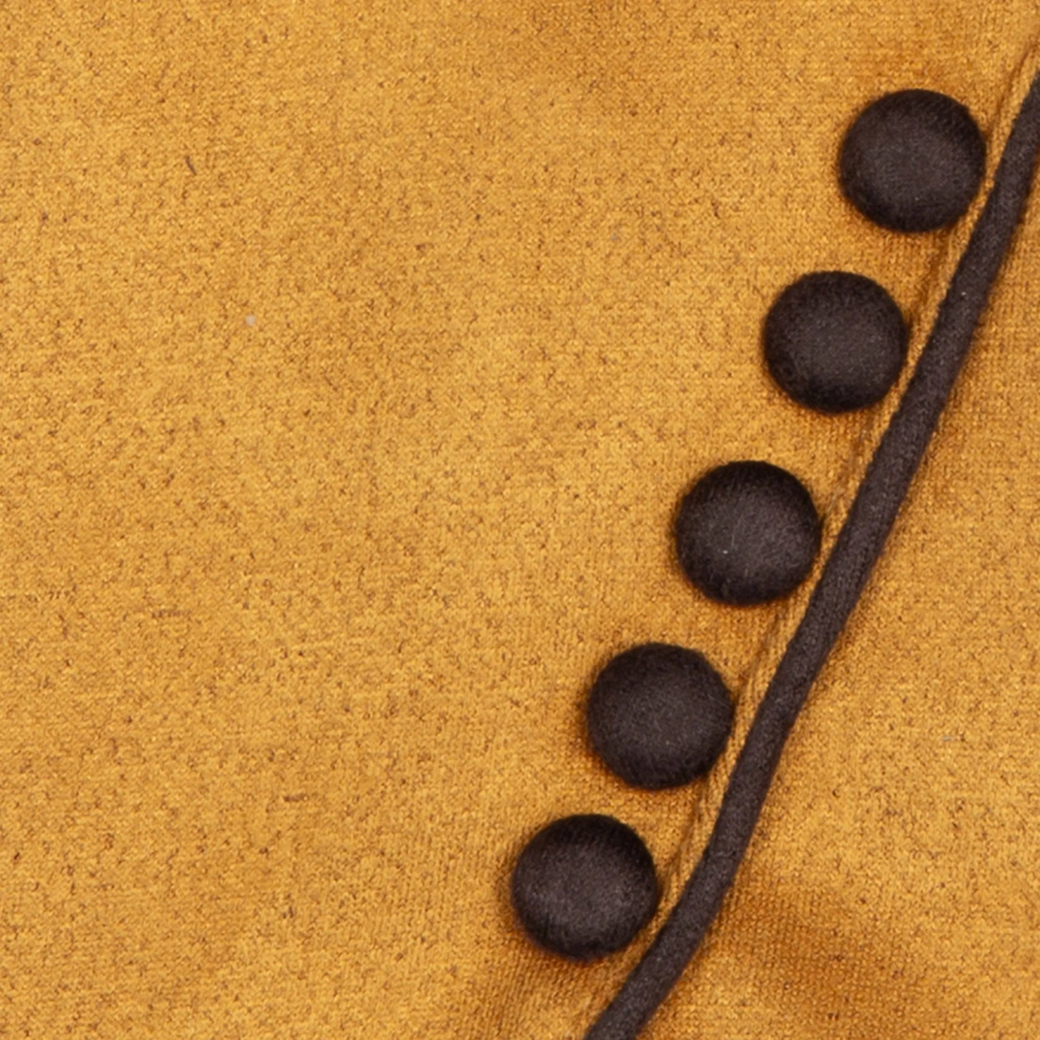 Women’s Faux Suede Gloves with Buttons
