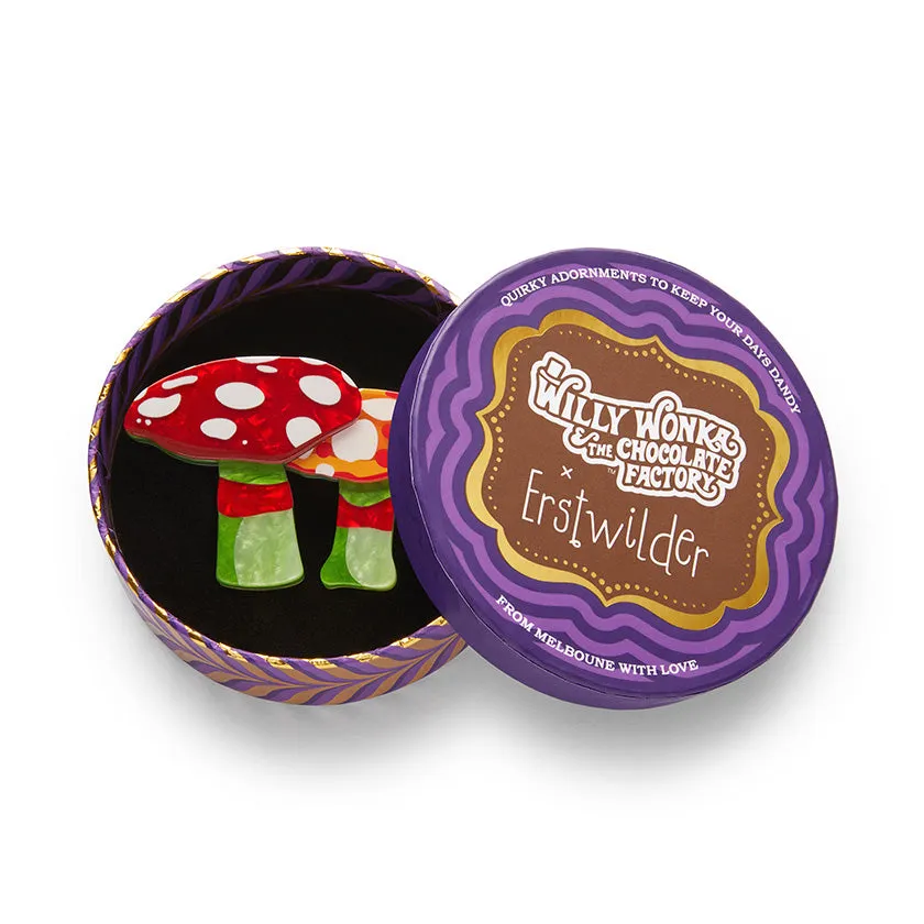Wonka Collection Candy Mushrooms Brooch