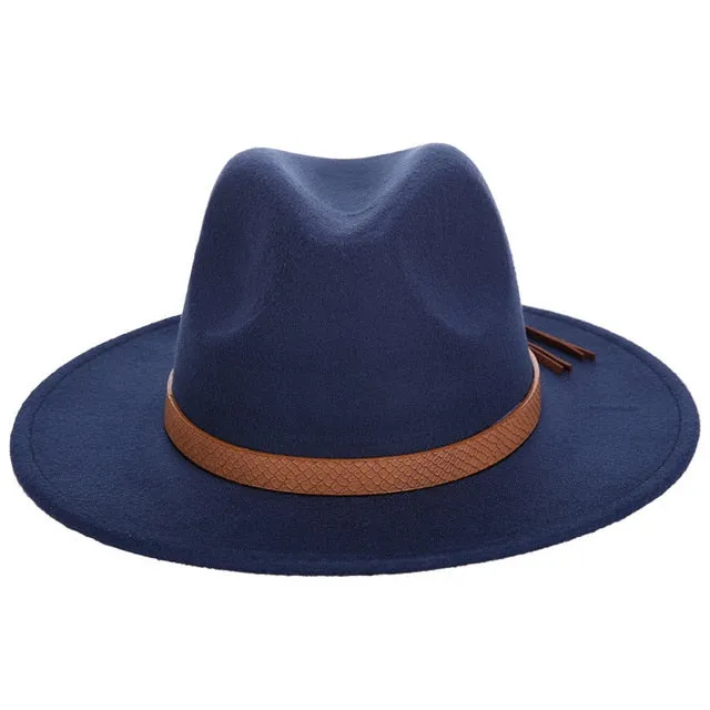 Wool Fedora Hat w/Band
