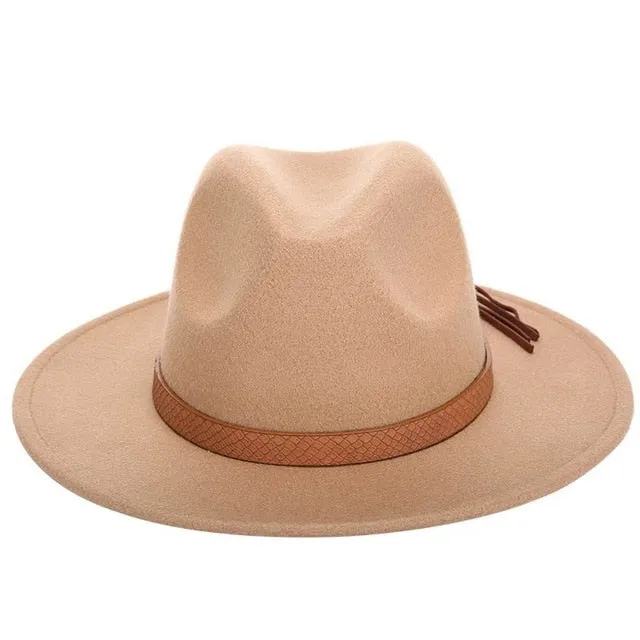 Wool Fedora Hat w/Band