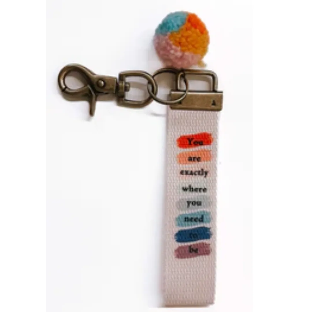 Words to live by keychains