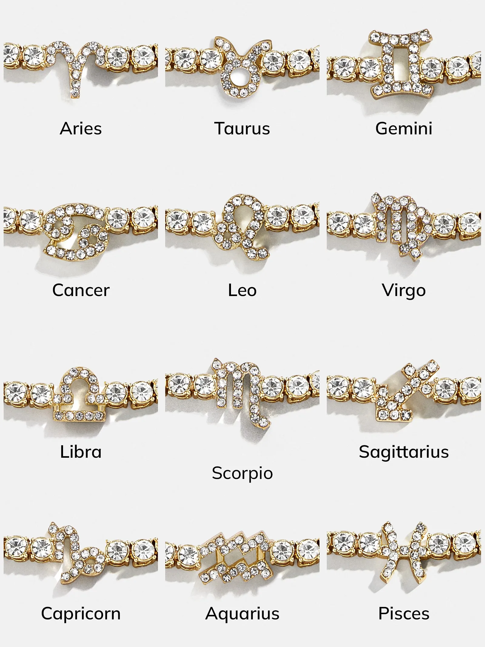 Zodiac Tennis Bracelet - Leo